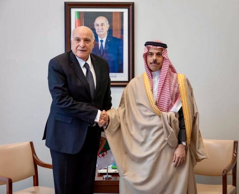 أحمد عطاف يبحث مع نظيره السعودي مستجدات الشرق الأوسط والساحل والأزمة الليبية على هامش الجمعية العامة للأمم المتحدة.