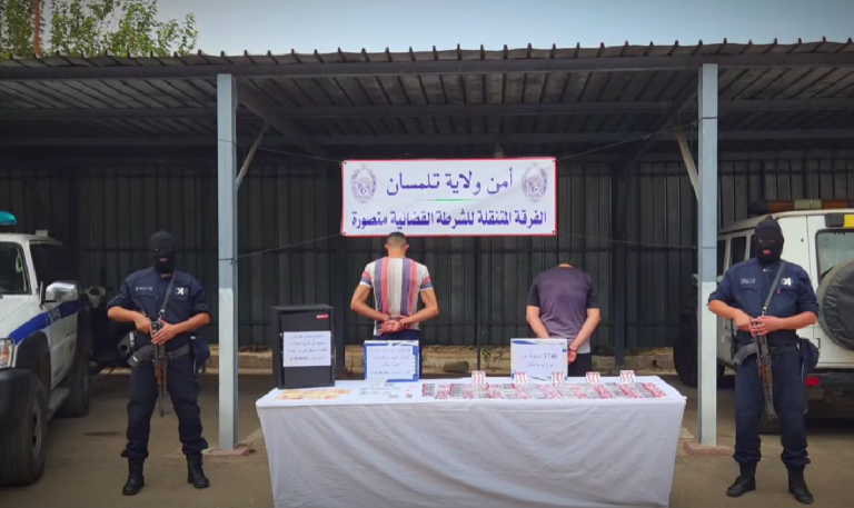 شرطة تلمسان تفكك شبكة إجرامية وتحجز 1746 كبسولة بريغابالين و111 قرصًا مهلوسًا