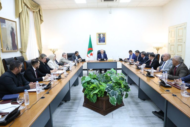 عزوز ناصري يترأس اجتماعا تحضيريا مع وفد مجلس الأمة المشارك في دورة تكوينية بجمهورية الصين الشعبية
