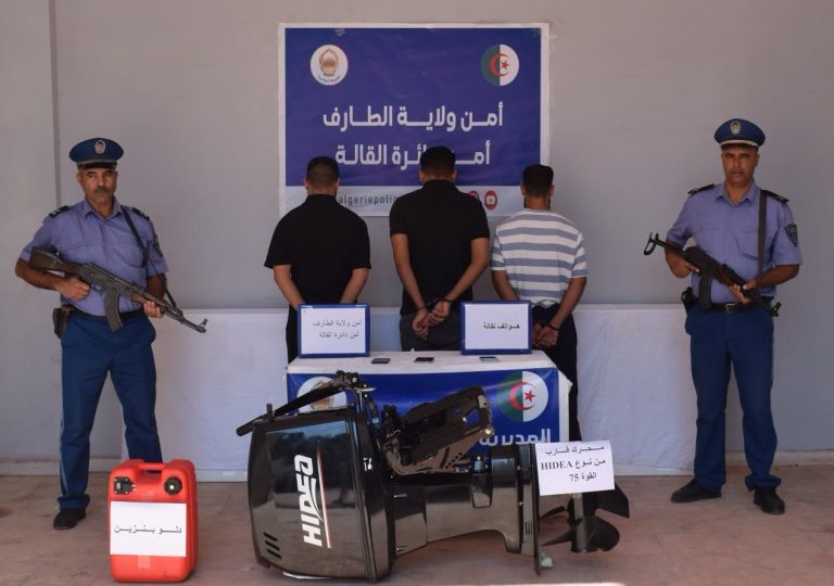 أمن القالة يطيح بشبكة إجرامية تنشط في تهريب المهاجرين ويحبط محاولة للهجرة غير الشرعية